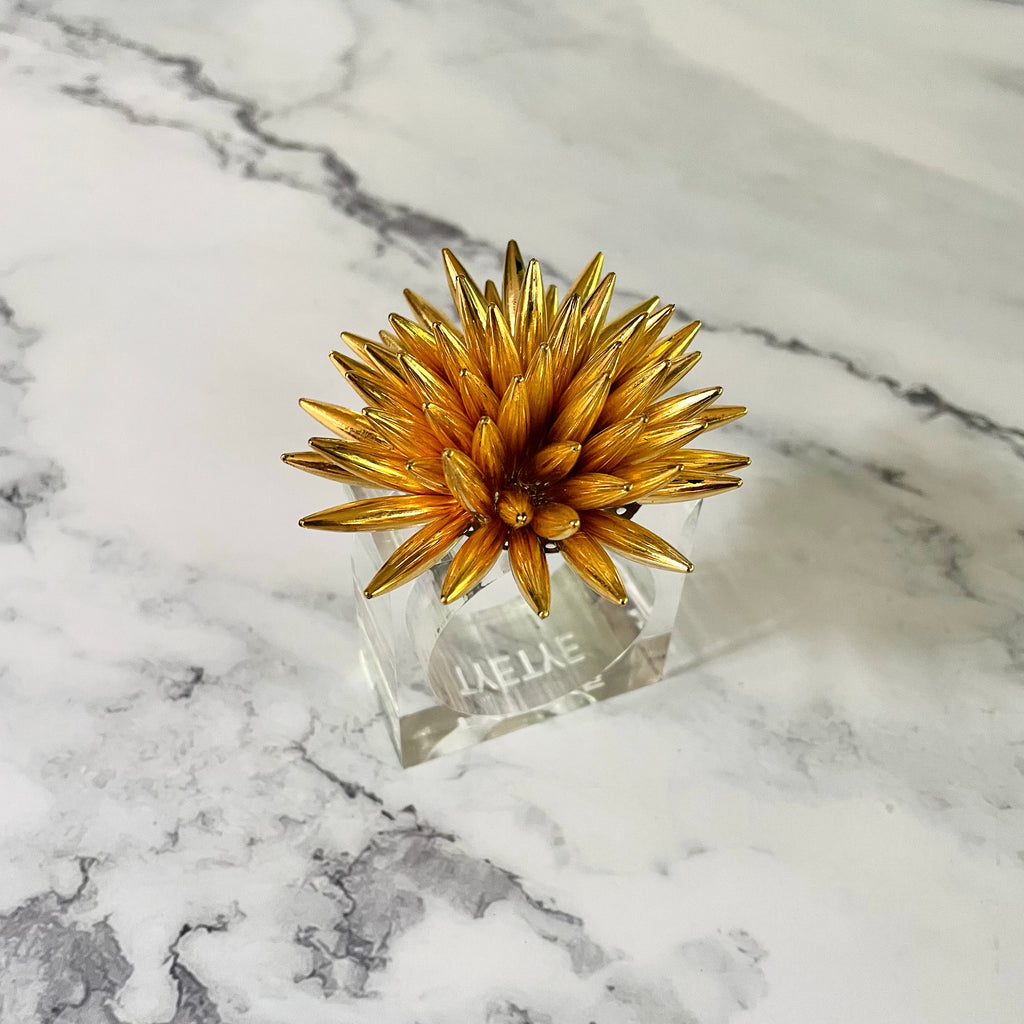 Bloom Gold  Napkin Rings (Set of 4)