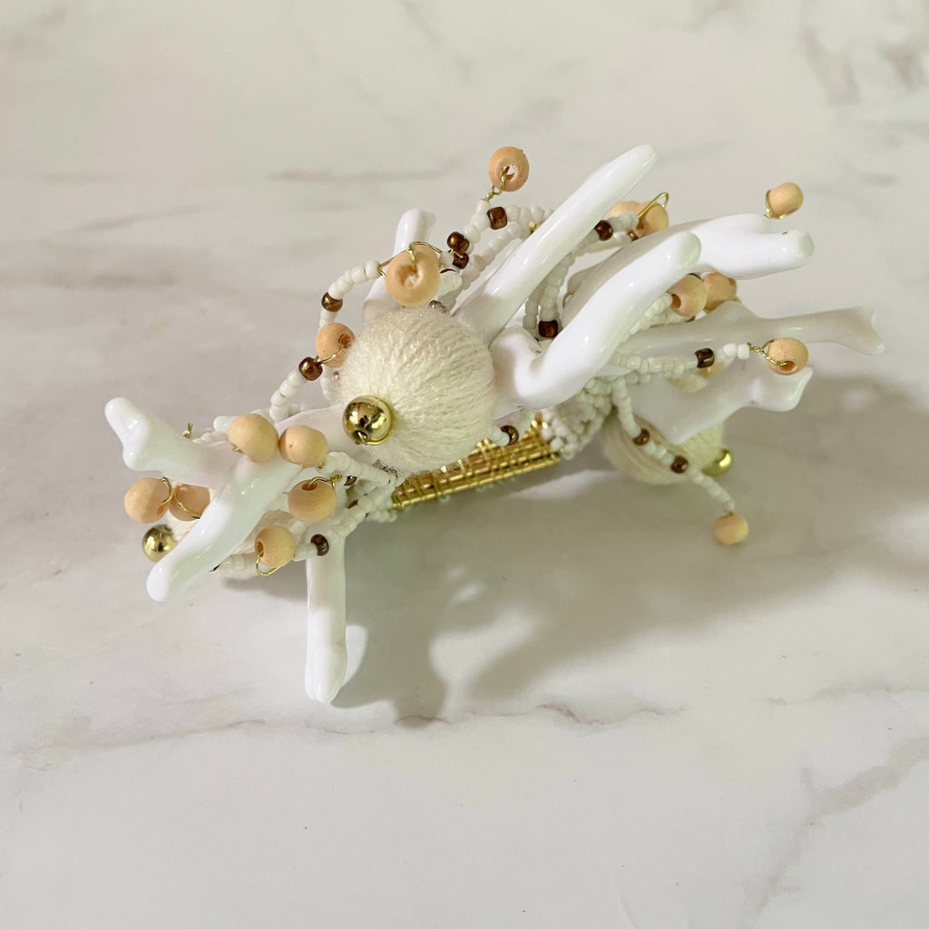 White Coral Napkin Rings (Set of 4)