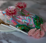 Peony Bloom Cotton Napkins   ( Set of 4)