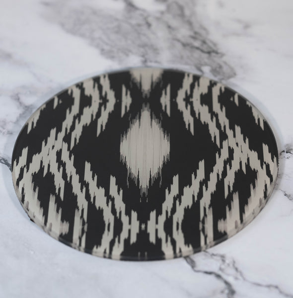 Acrylic Black Weave Print  Trivets