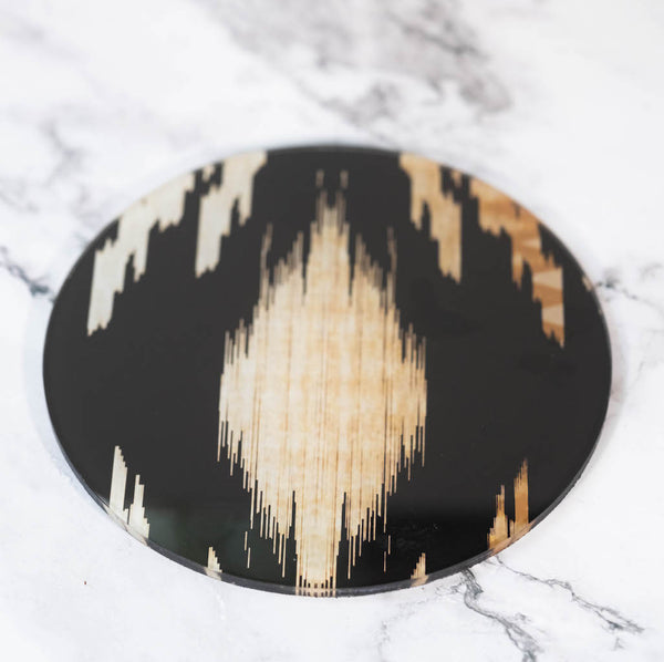 Acrylic Ebony Print Trivet