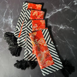 Vibrant  Red Dragon Cotton Napkins   ( Set of 4)