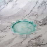 Artisan Teal Glass Plates
