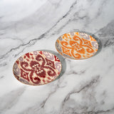 Ikat Print Dessert Plates ( Set of 2)
