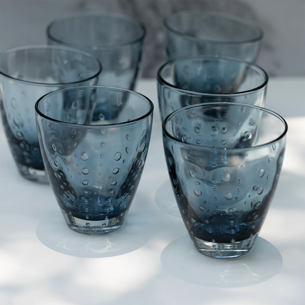 Raindrop Glasses ( set of 6)