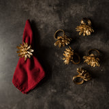 Chrysanthemum  Napkin Rings (set of 4)