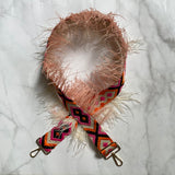 Ibiza  Feathered Shoulder Bag Strap