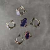 Agate Napkin Rings (set of 6)