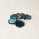 Blue Agate Coaster (6 Pcs/set)