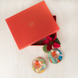 Iznik Art series Ceramic Coffee Set  (Set of 2)