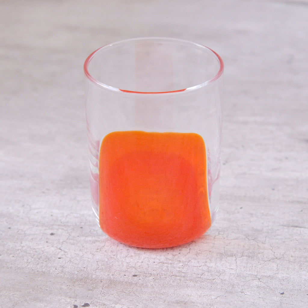 Red Brush Stroke Glasses (Set of 6)