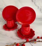 Fiore Rosso Espresso Cup (set of 2)
