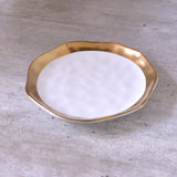 Athena II Gold Rim  Dinner and  Side Plates