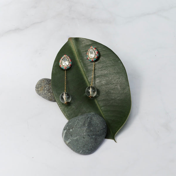 Handcrafted Kundan Earrings