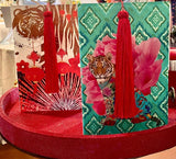 Tiger Print  II Tea Caddy