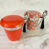 Ice cream Pint Holders Damask