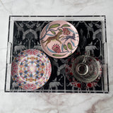 Acrylic Elephant Print Tray L