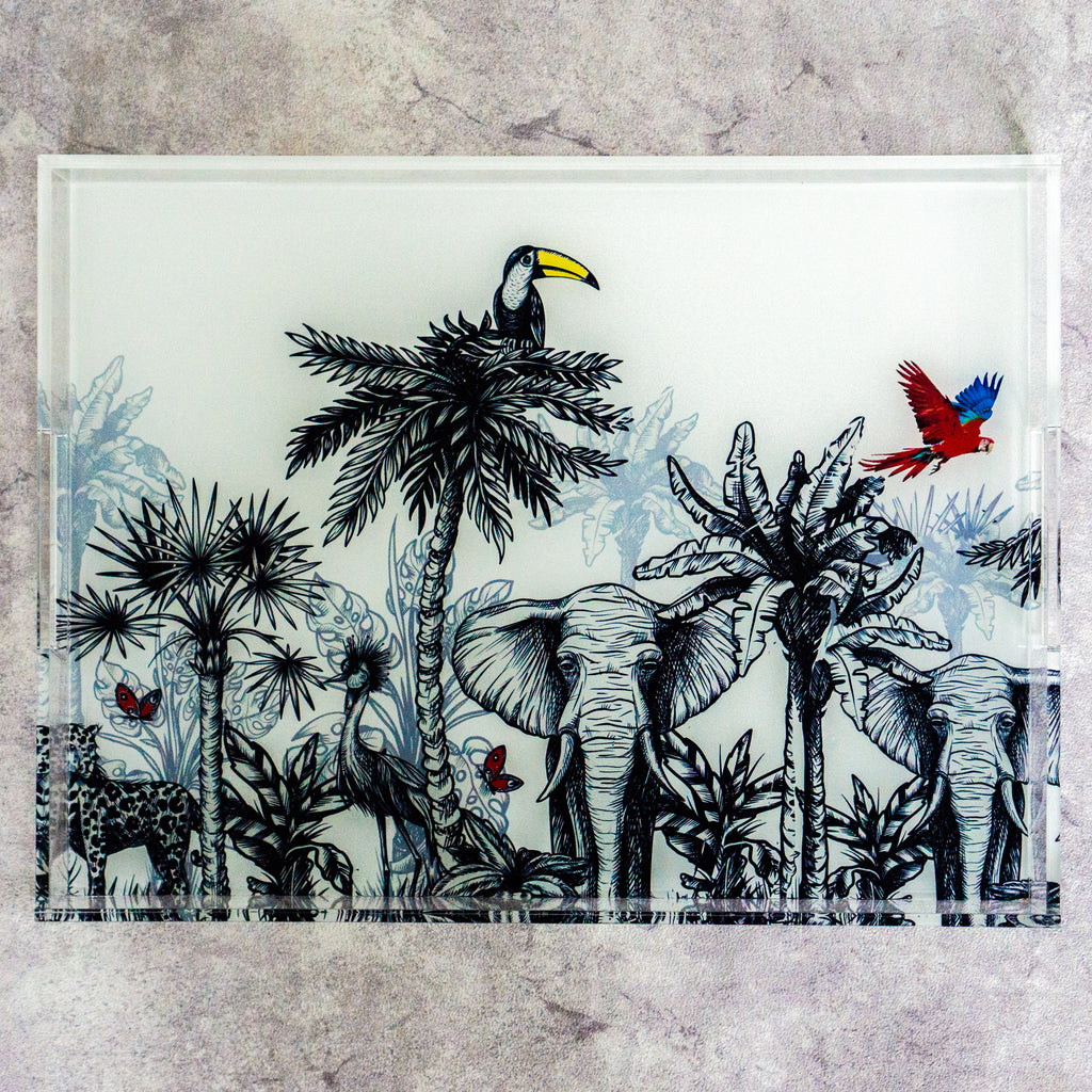 Acrylic Jungle Tray L