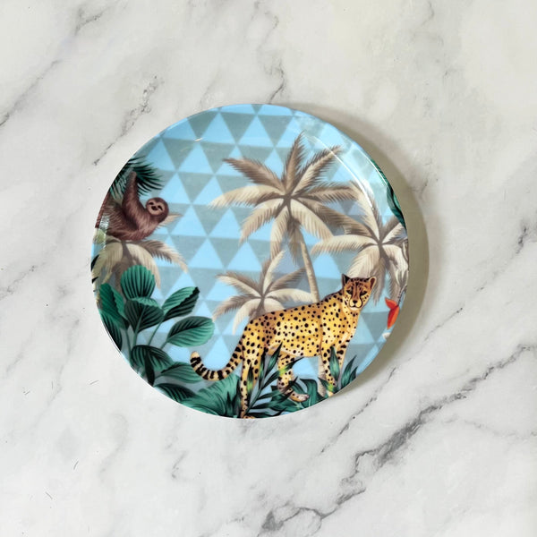 Dessert Plates  Safari  Print (set of 2 )