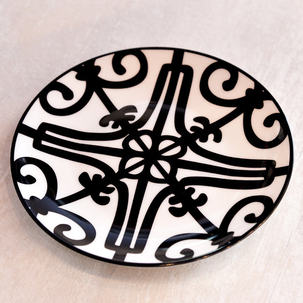 Ottoman Print Dessert Plate