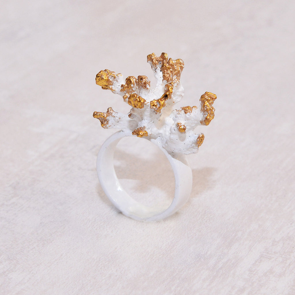 Coral Napkin Rings (set of 4)