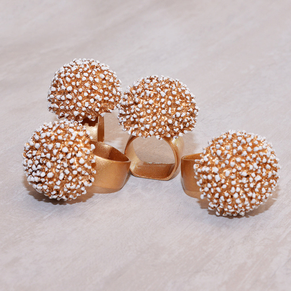 Pompom Napkin Rings (set of 4)