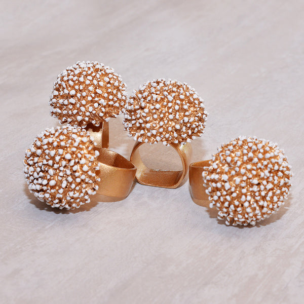 Pompom Napkin Rings (set of 4)