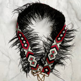 Ibiza  Feathered Shoulder Bag Strap