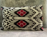 Velvet Ikat Cushion
