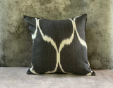 Velvet Ikat Cushion