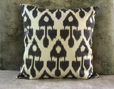 Velvet Ikat Cushion