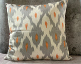Velvet Ikat Cushion
