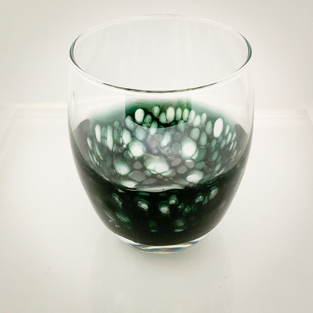 Black Forest Green Glasses ( set of 6)