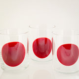 Red Dot Glasses (Set of 6)