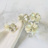 Camellia Napkin Rings (Set of 4)
