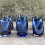 Blue Swirl Glasses (Set of 6)