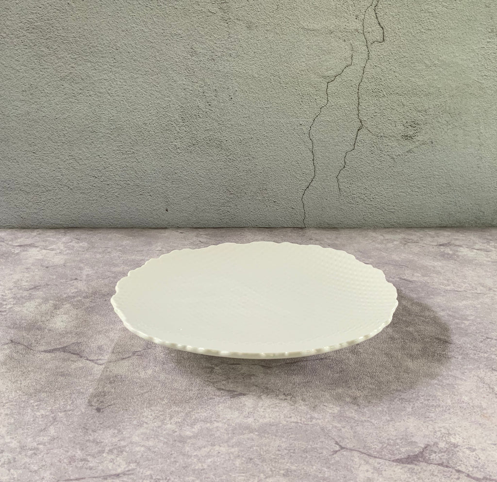 Flor  Dinner and Side  Plates White