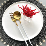 Capri Red Napkin Rings (Set of 4)