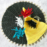 Capri Black Napkin Rings (Set of 4)