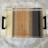 Chevron Print Tray