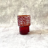 Speckled on the Rocks Glasses Burgundy ( set of 6)