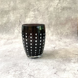 Violet Black Multi Dots Glasses ( set of 6)