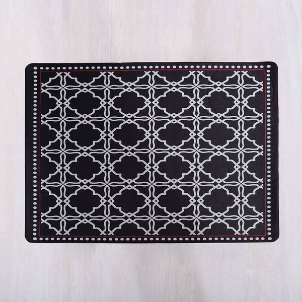Ottoman  Black Placemats  ( set of 4)