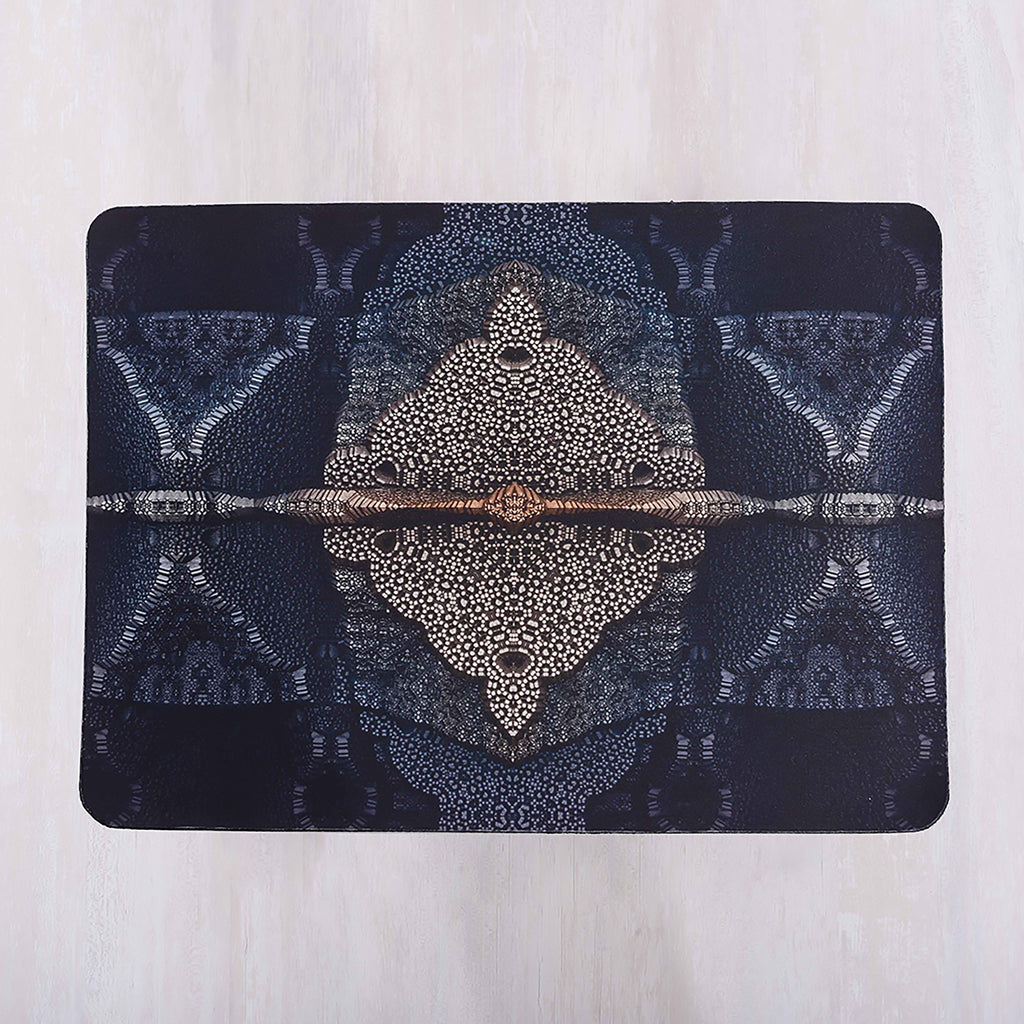tablemat, placemat, shagreen