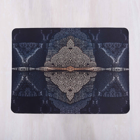 Indigo Black Elegance Placemat (Set of 4)