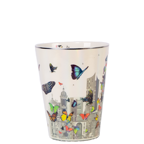Mariposa de Amor  Ceramic Candle 24 cm