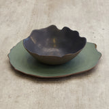 Fleur  Dinner Plates Green