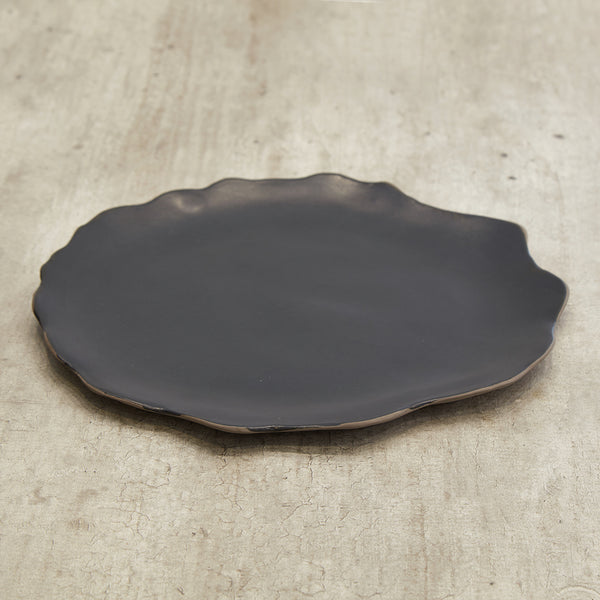 Fleur  Dinner Plates Black