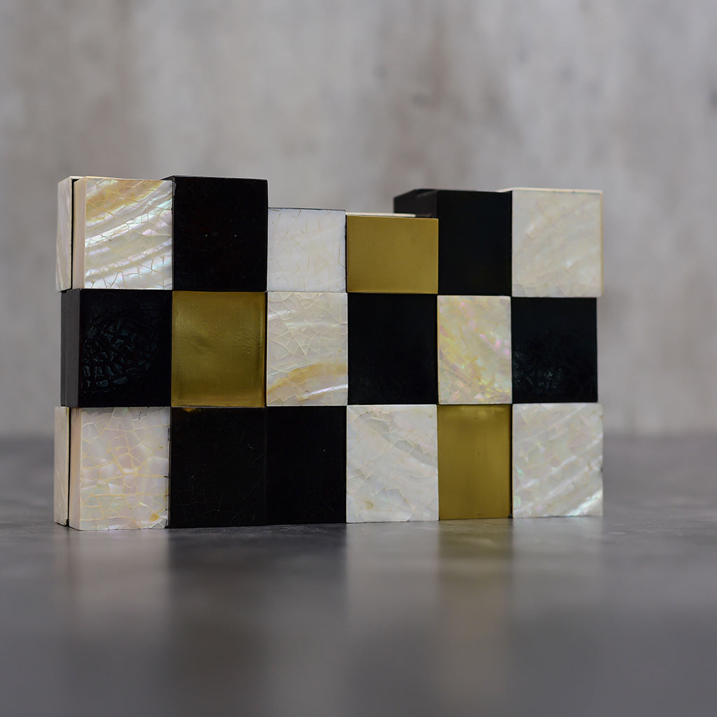 Gemini Mother of Pearl Clutch