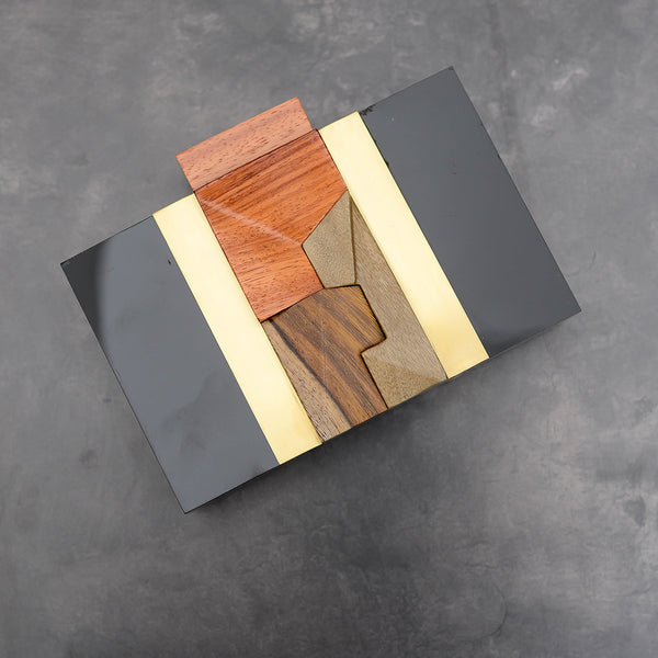 Aries Wood Clutch